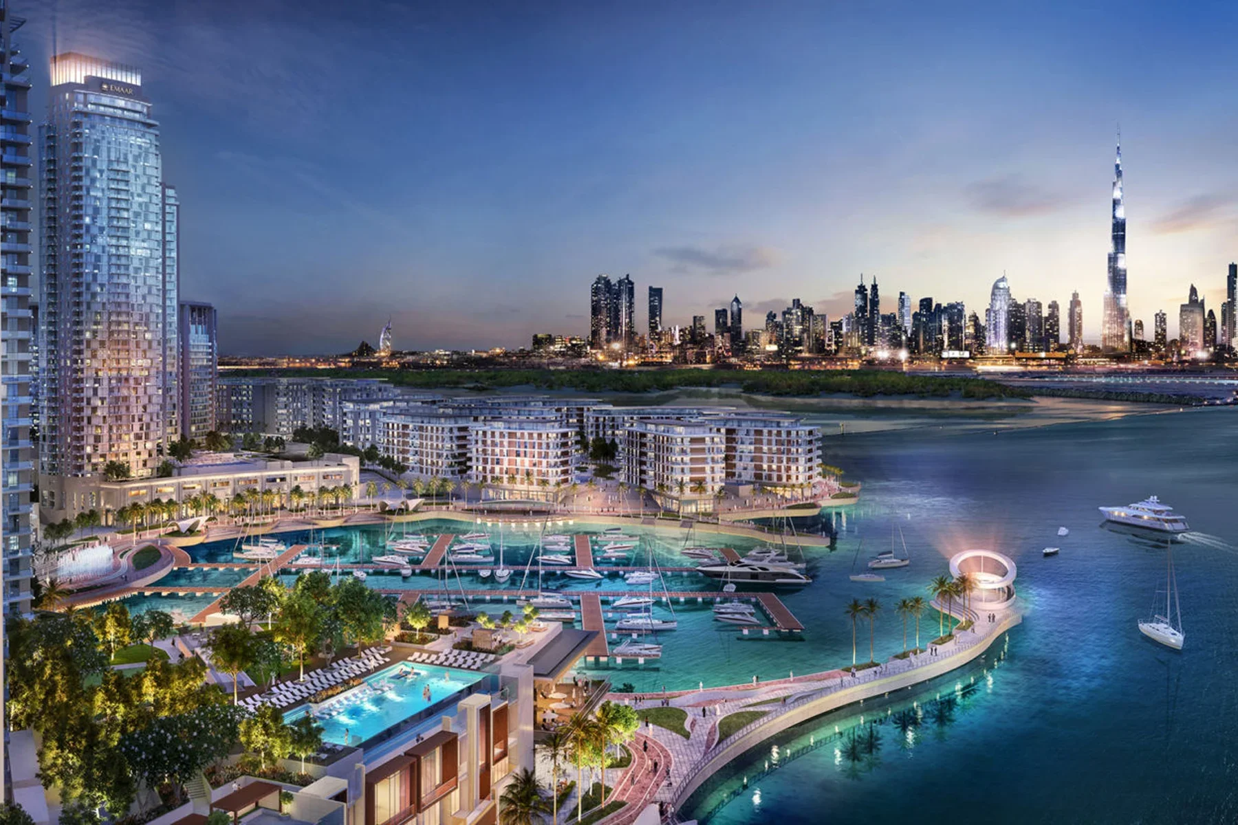 buy property in dubai creek harbour